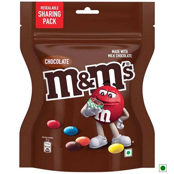 M&M Chocolate Pouch Imported